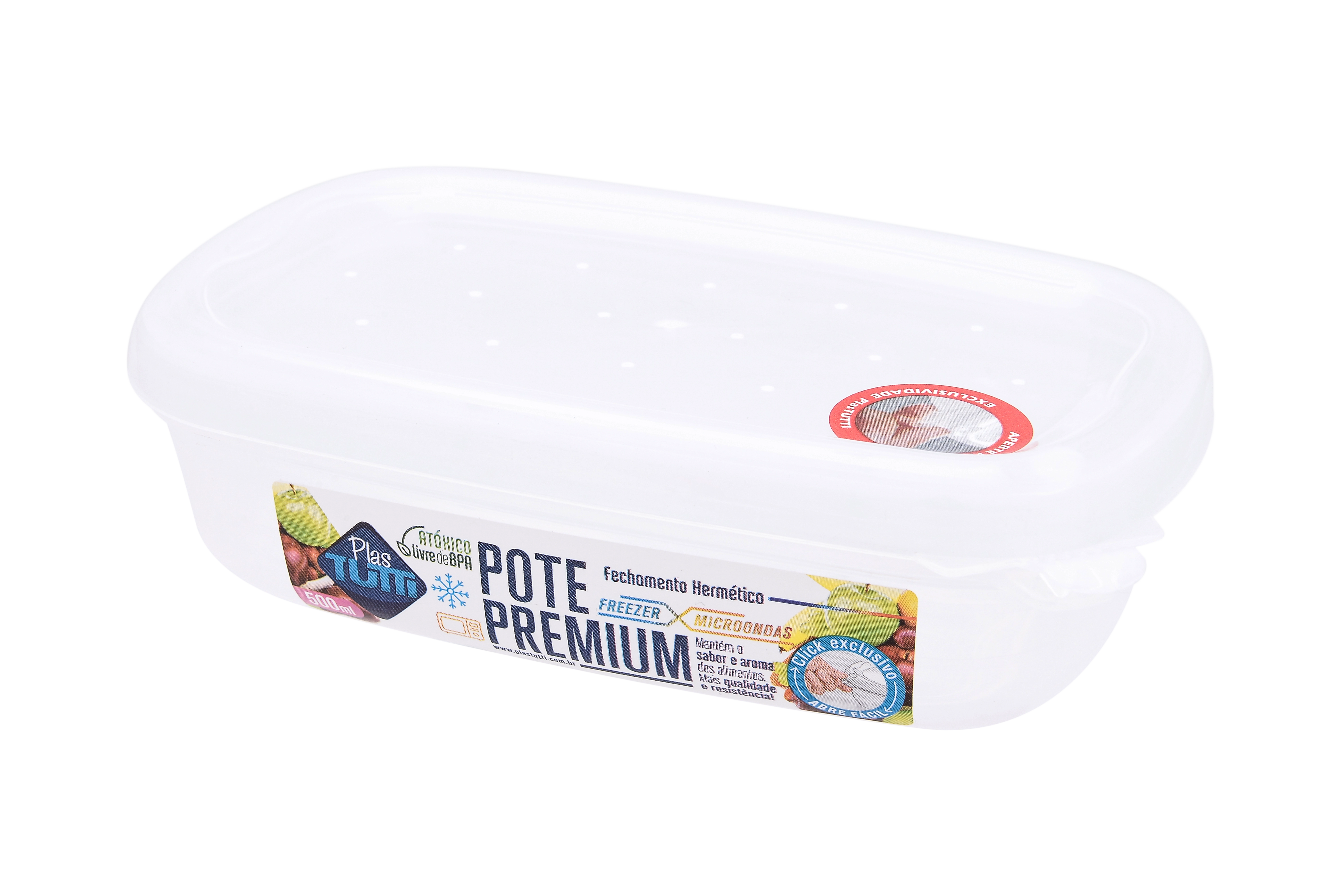 Pote 500ml Ret Trava Clean C