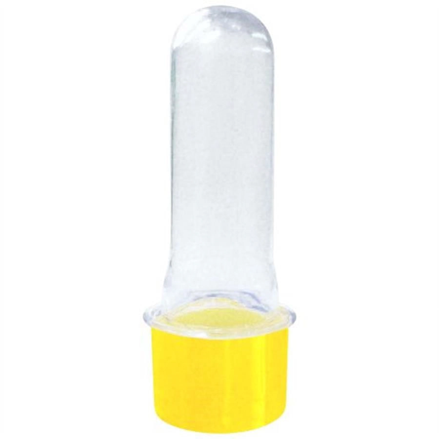 Tubetes C/tampa 8cm Amarelo C/10 Un Mirandinha