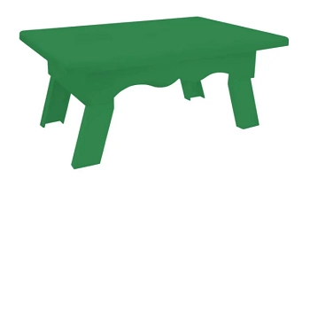 Banco Decorativo P/doces Verde Bandeira 9cm