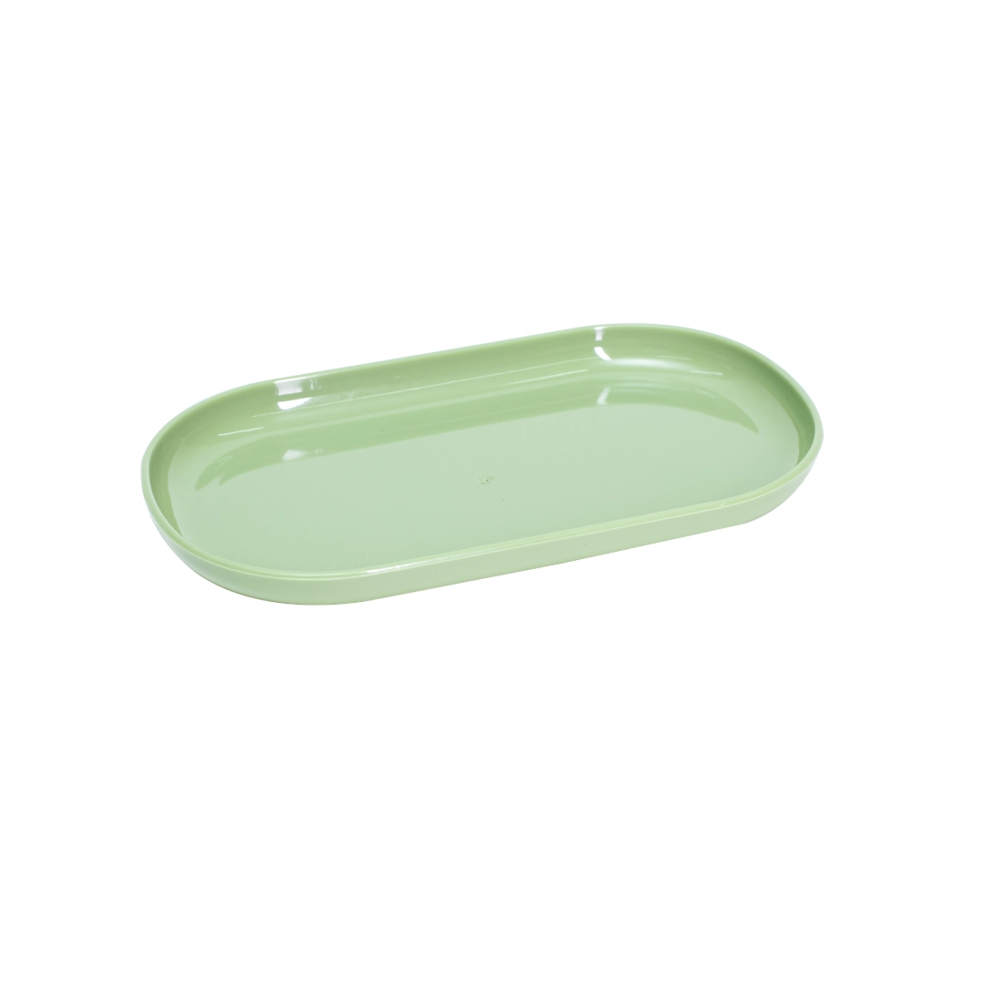 Bandeja Oval Mirandinha Verde Eucalipto 22x13cm