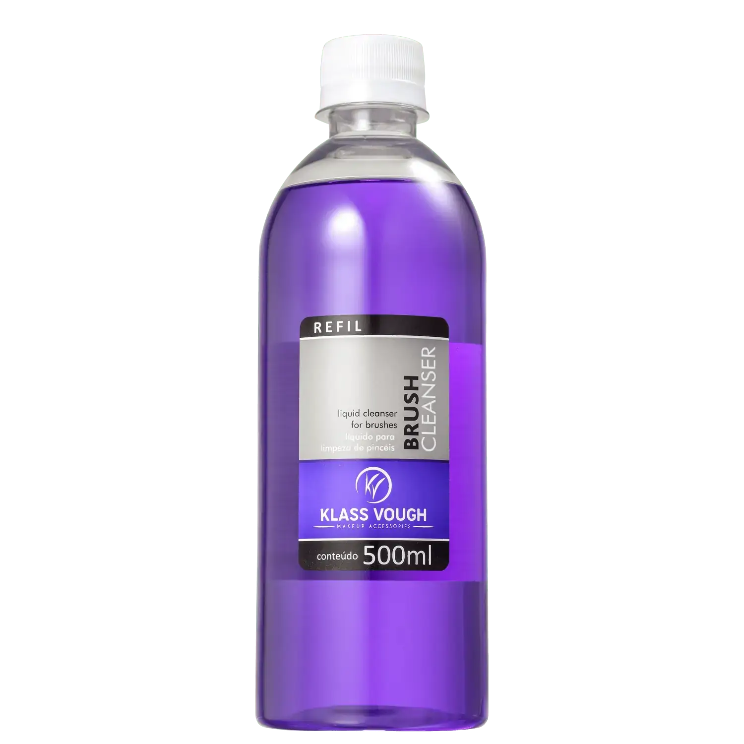 Liquido Klass Vough Limpador De Pinceis Brush Cleanser 500ml