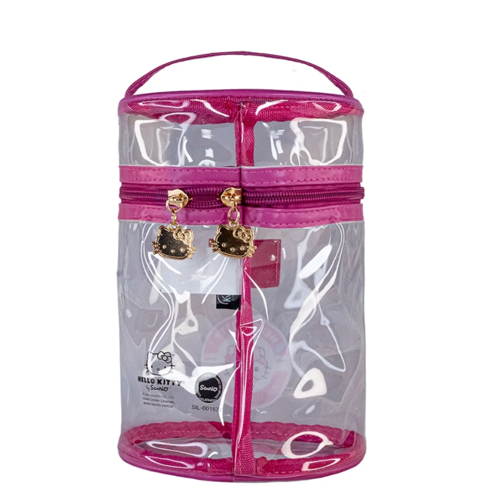 Kchk 06lr Necessaire Cilindrica Hello Kitty 21 X 14 Cm Kchk 06lr