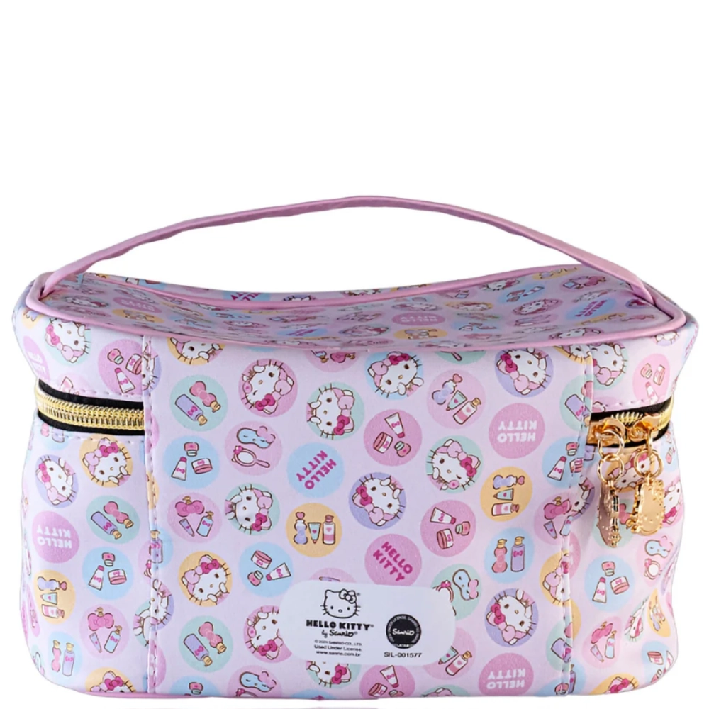 Kchk 05r Necessaire Rosa Hello Kitty 13x21x13 Cm Kchk 05r