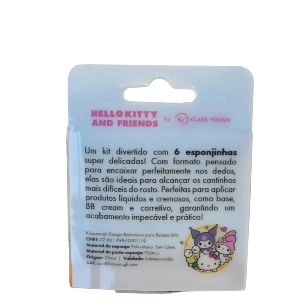 Esponja Hello Kitty Kit C/6 Pfhk 05
