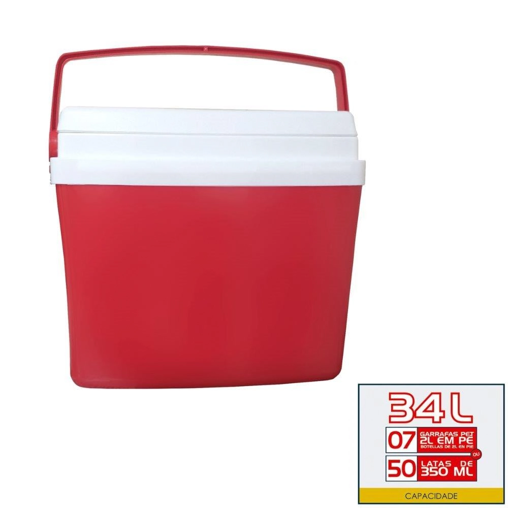 Caixa Termica 34l Cxt0034 Vemelha Botafogo