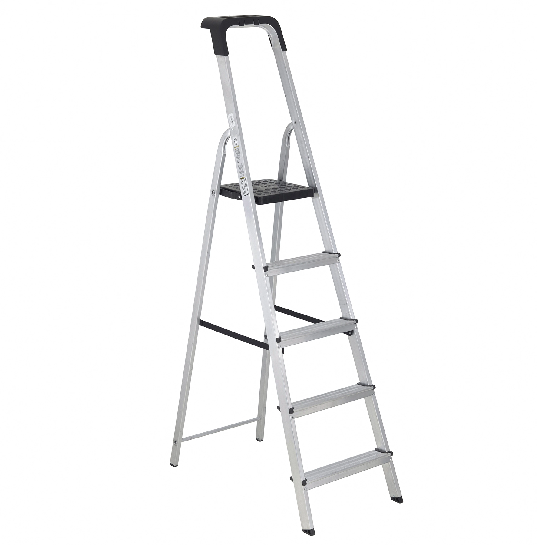 Escada 5 Degraus Metal 1,78m Pro 150kg Botafogo