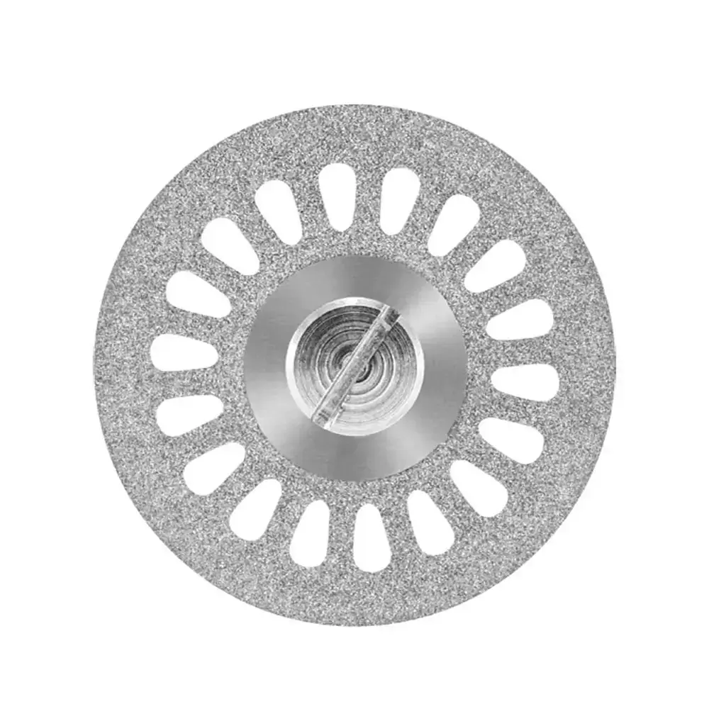 Disco Diamantado Duplaface Total 19x0,15mm Canulado - American Burrs - Disco Diamantado Duplaface To