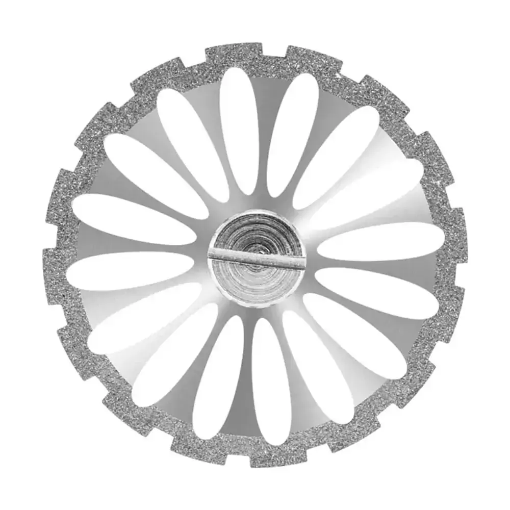 Disco Diamantado Dupla Face Periférico Carnulado Serrilhado 22x0,20mm - American Burrs
