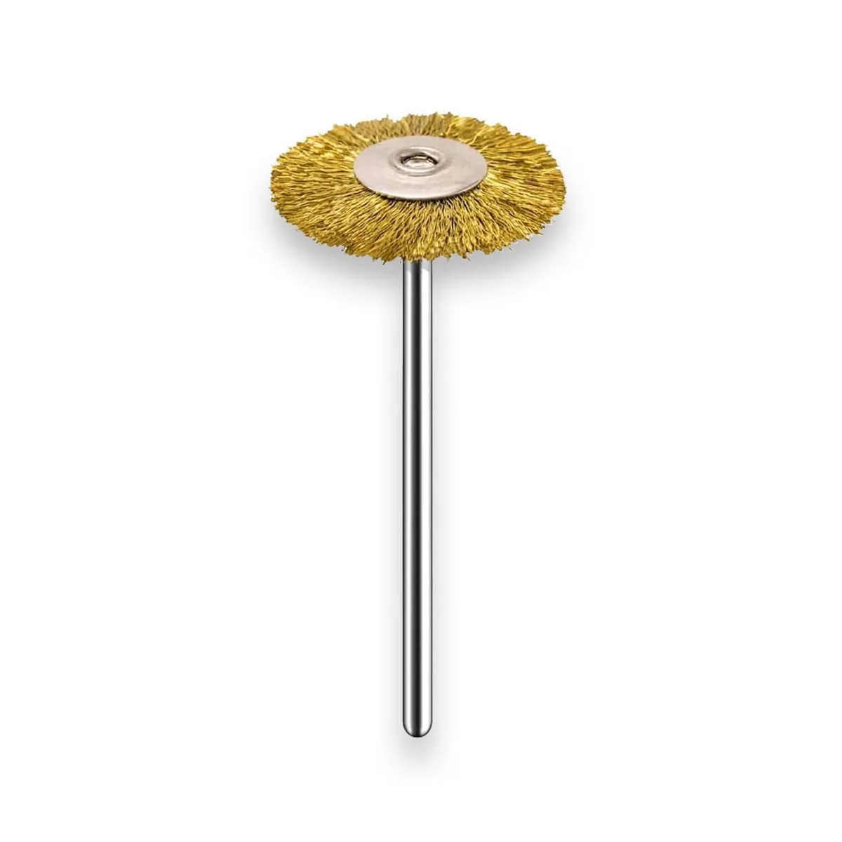 Escova de Aço Dourado Para Limpeza de Brocas PM Com 1 22mm Roda - American Burrs