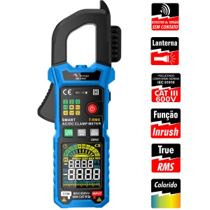 Alicate Amperímetro Smart Minipa Sm-3305