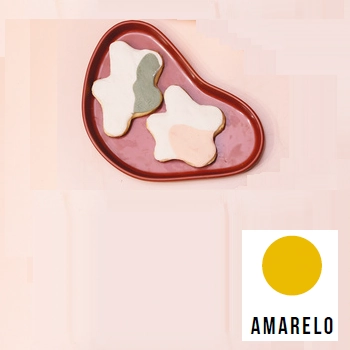 Bandeja Organica 170mm Amarelo So Boleiras