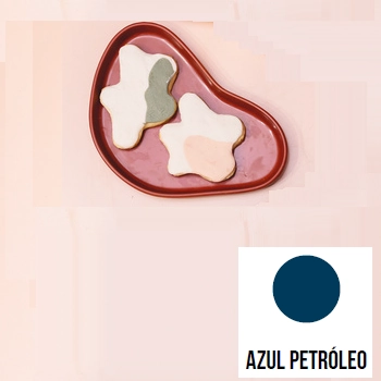 Bandeja Organica 170mm Azul Petroleo So Boleiras