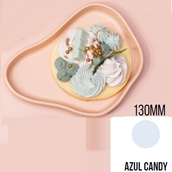 Bandeja Organica 130mm Azul Candy So Boleiras
