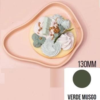Bandeja Organica 130mm Verde Musgo So Boleiras