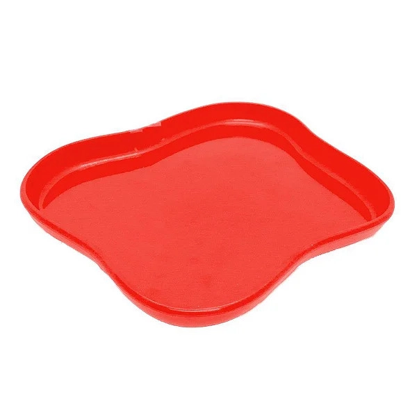 Bandeja Organica 180mm Vermelho So Boleiras