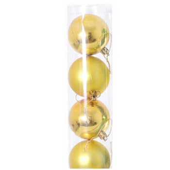 Bola Lisa Mista Dourado 5cm C/12 Ref.ntb1802d