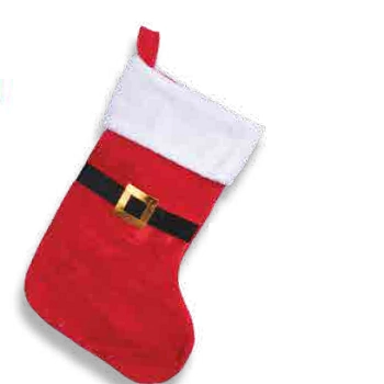 Enfeite Natal Wincy Ntd10221 Meia Veludo