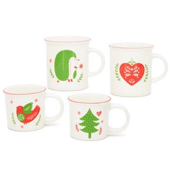 Caneca Ceramica Natalina 130ml Ref.ntd7017