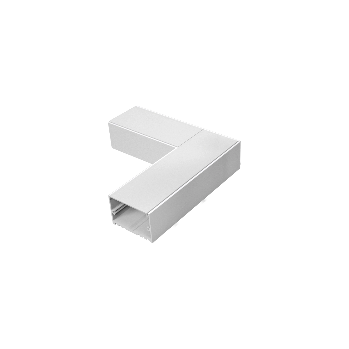 Conector para Perfil Largo Branca Sobrepor Luminatti