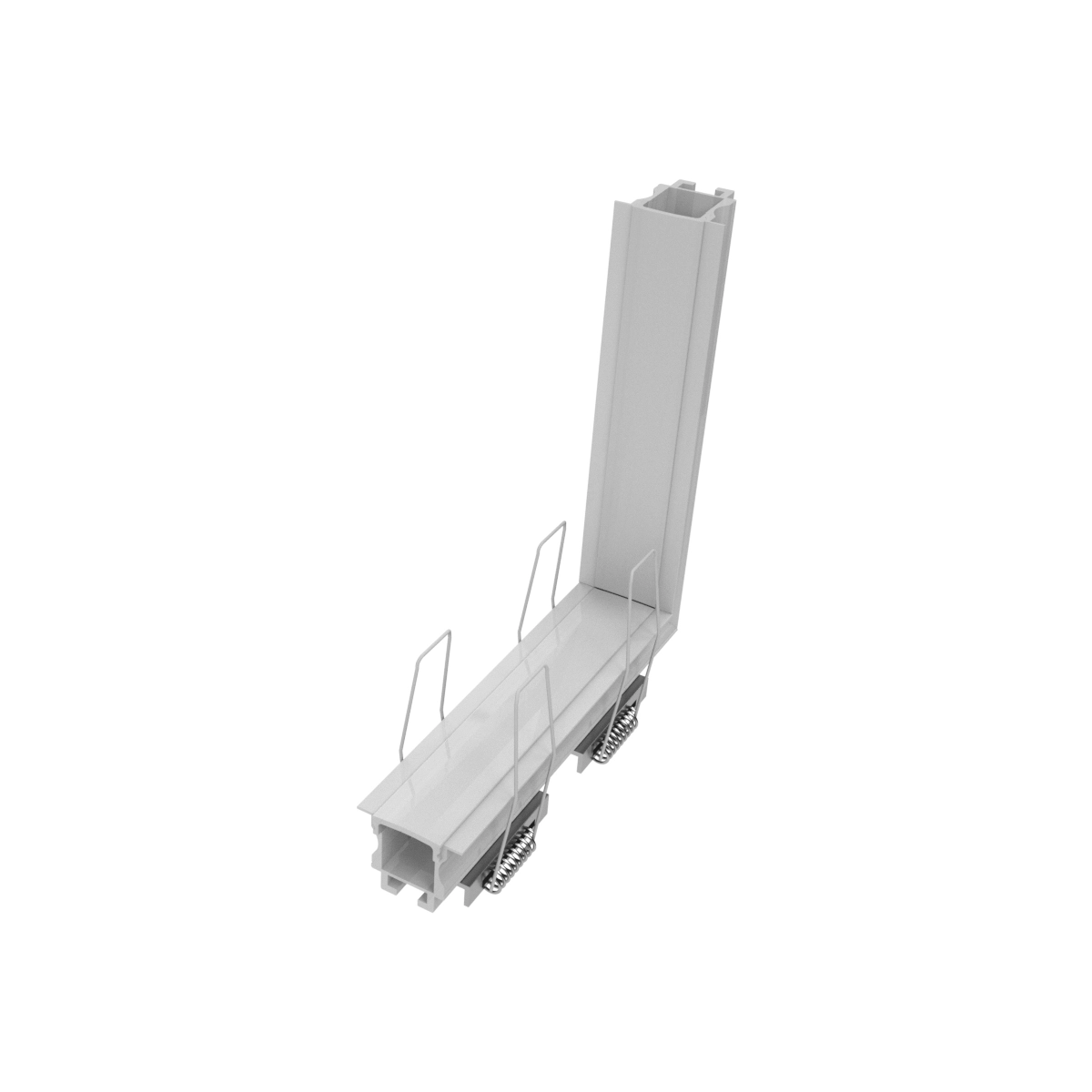 Conector para Perfil Fino Branca Embutir Luminatti