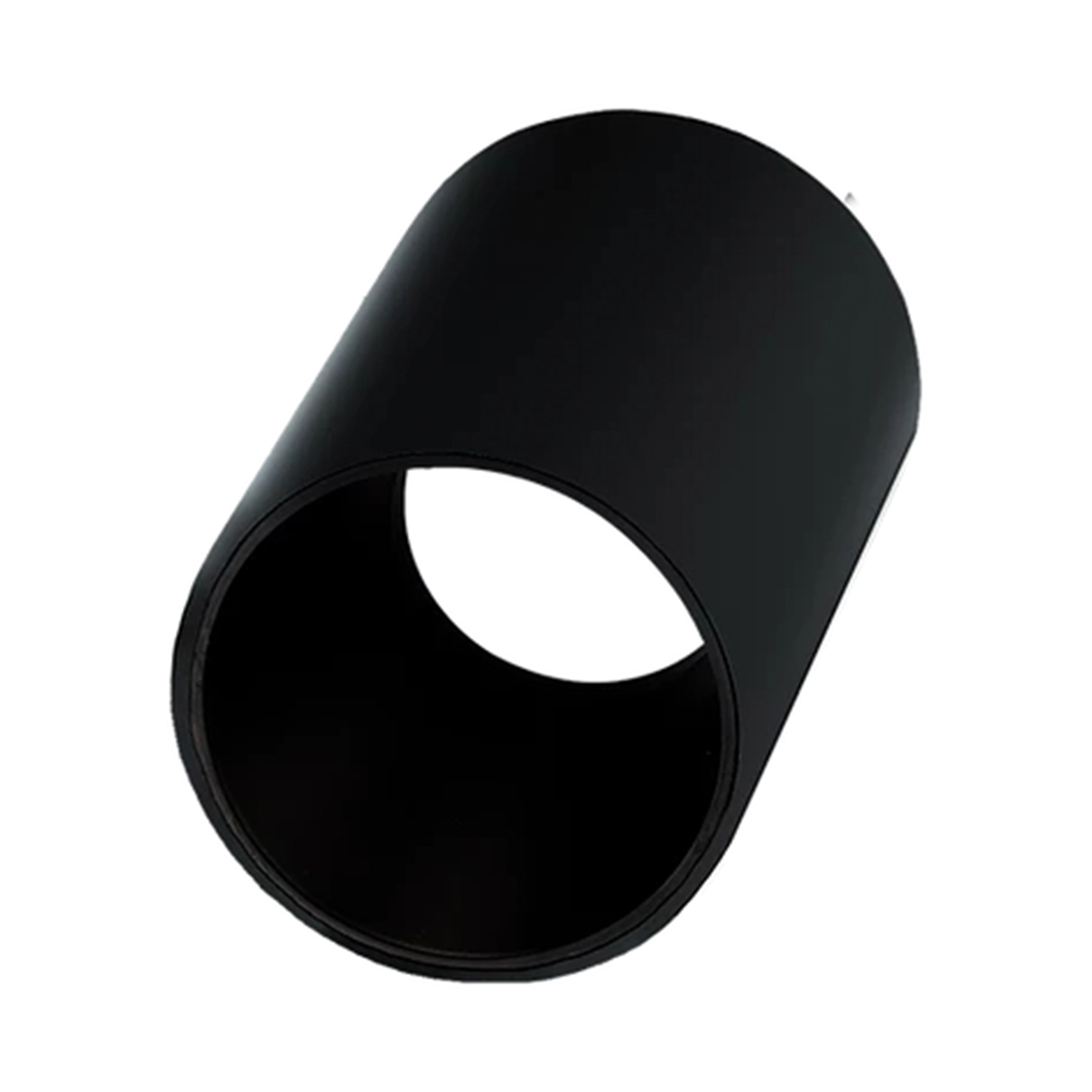 Externo de Plafon 1 Lâmpada Preto Alumínio Luminatti