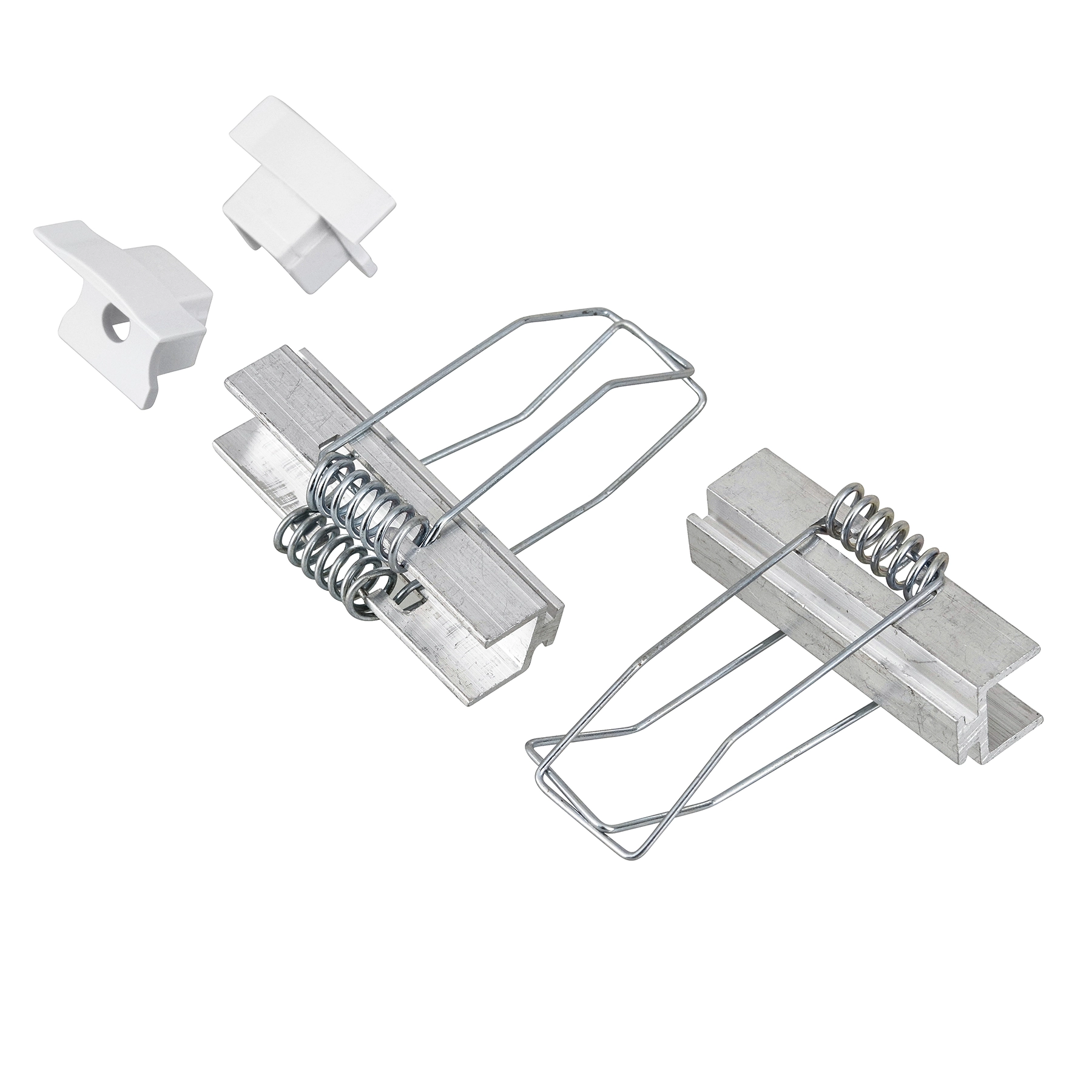 Kit Acessórios Fixação Perfil Largo Embutir Luminatti