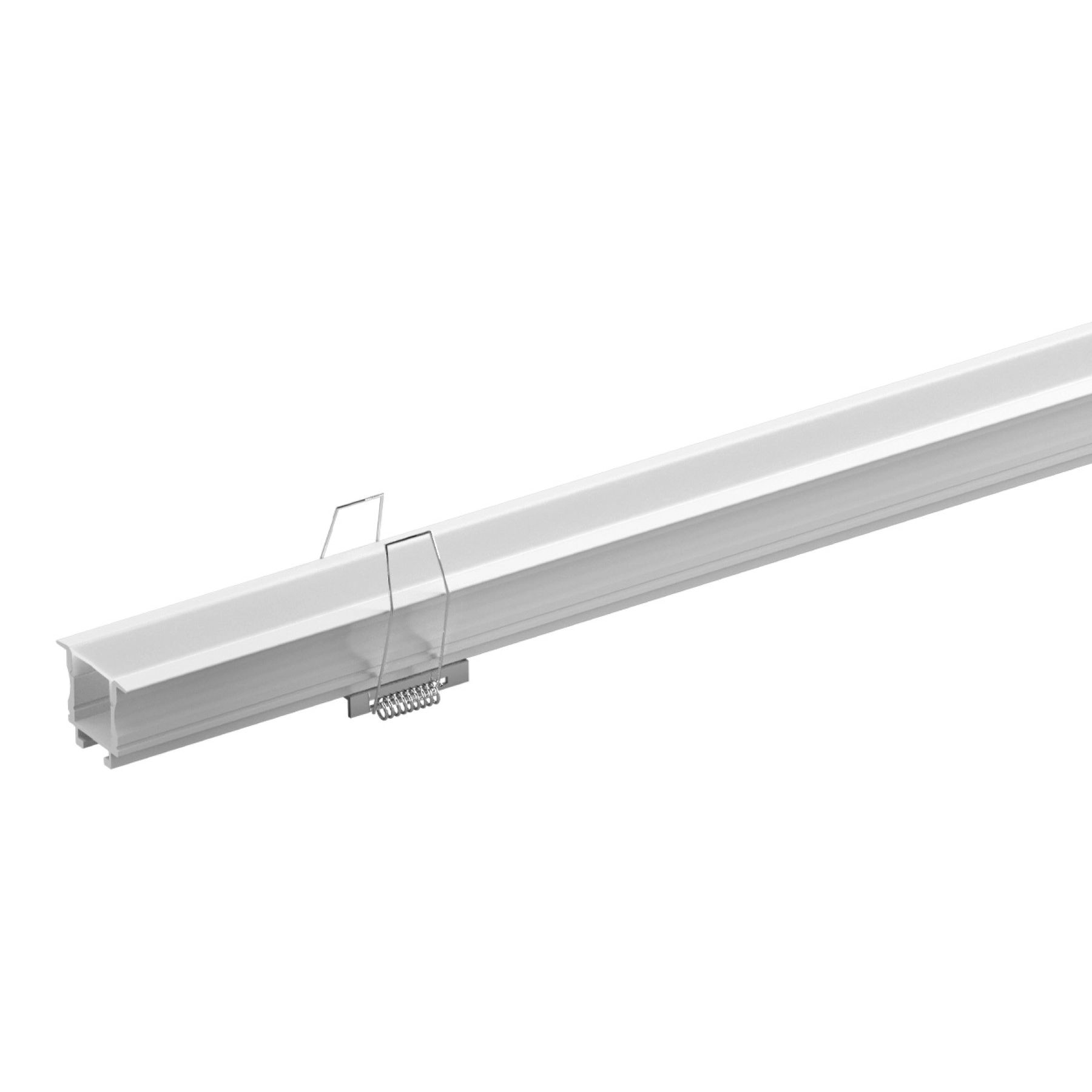 Perfil de LED 1,2x300cm de Embutir Branco com Disufor Luminatti
