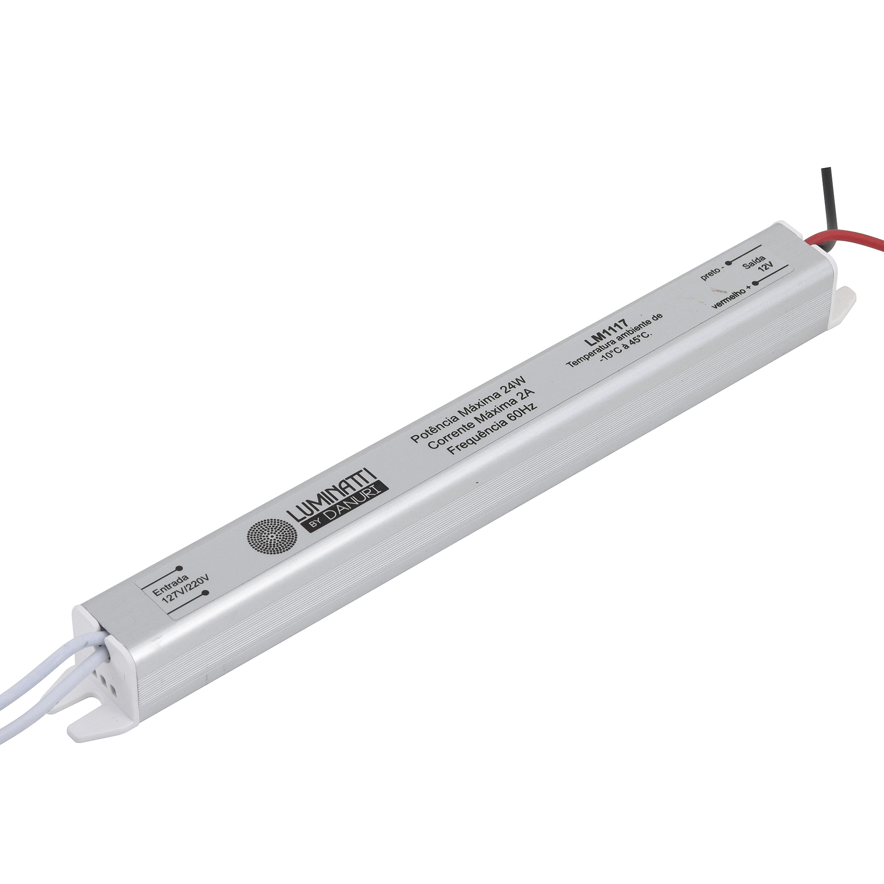 Driver para Fita Led de Embutir IP20 24W Bivolt Luminatti