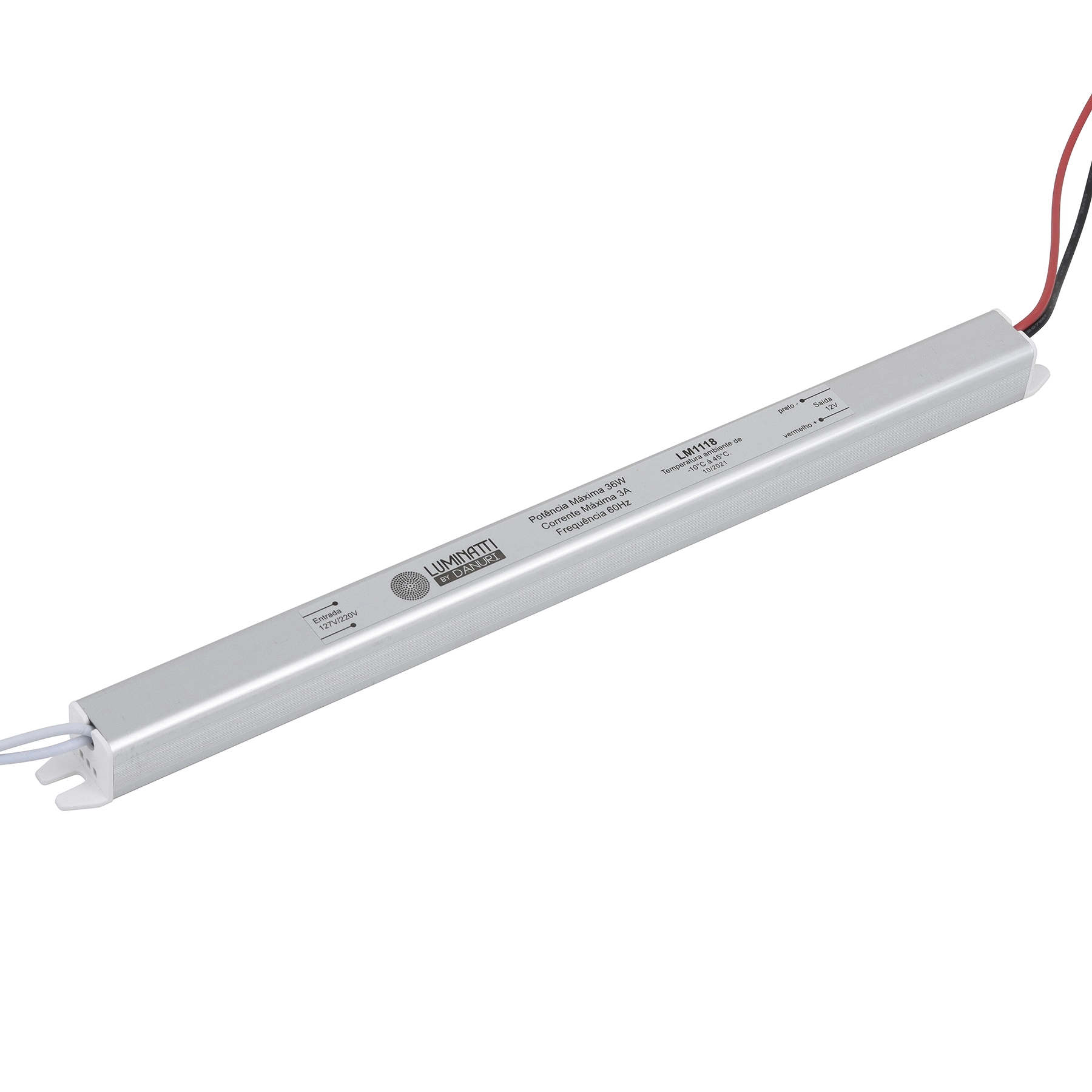 Driver para Fita Led de Embutir IP20 36W Bivolt Luminatti