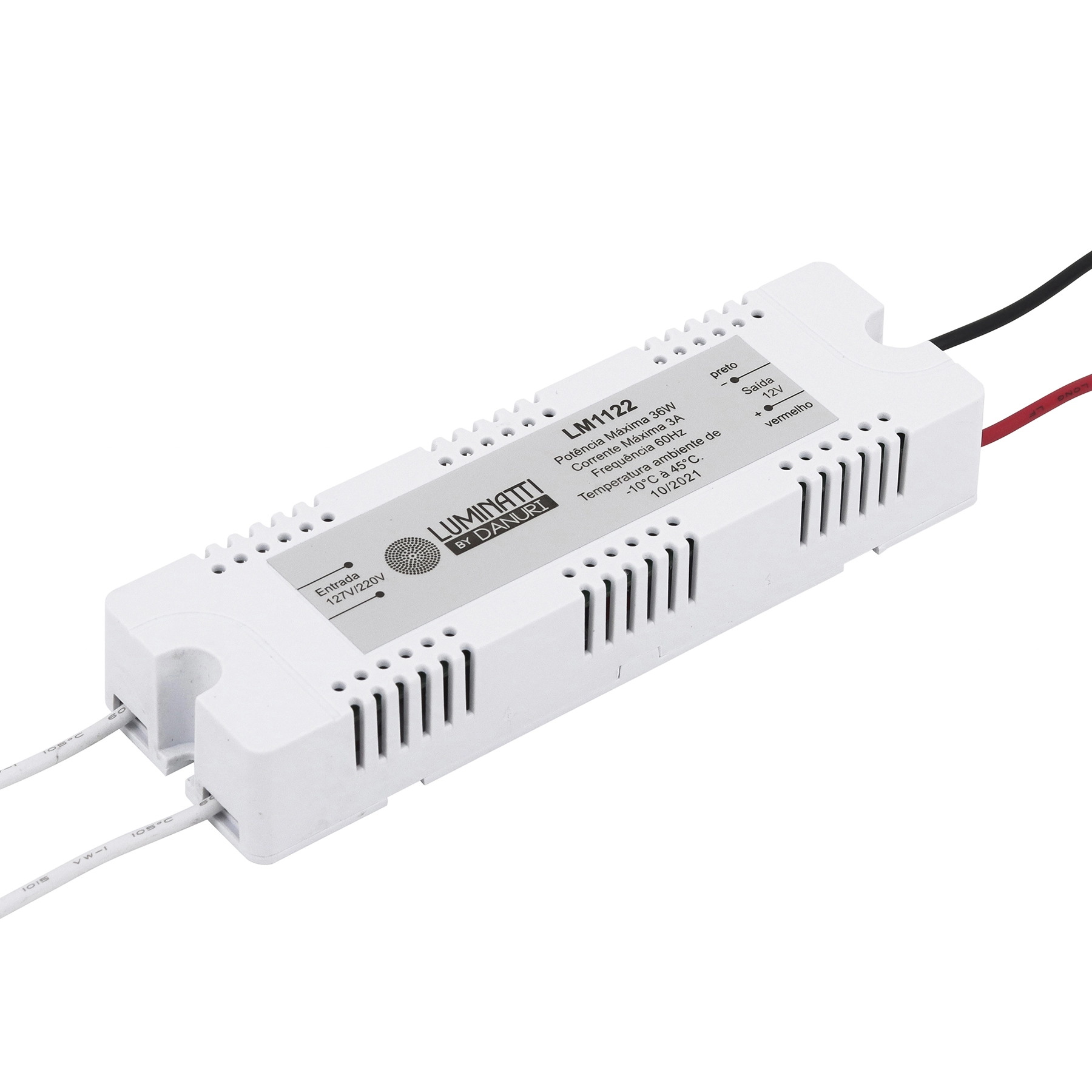 Driver para Fita LED Embutir 120V 36W IP20 Luminatti