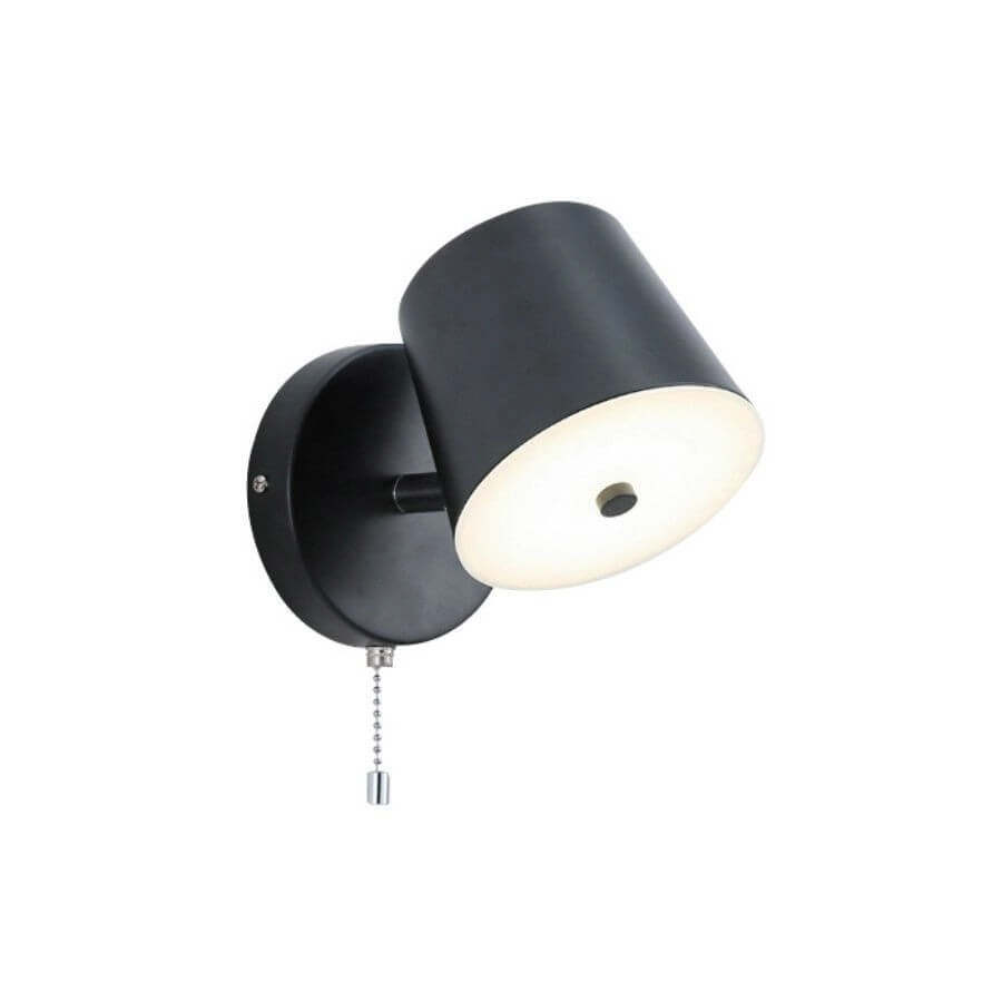 Arandela Preto Fosco 1 Cupula Or1204 Orluce