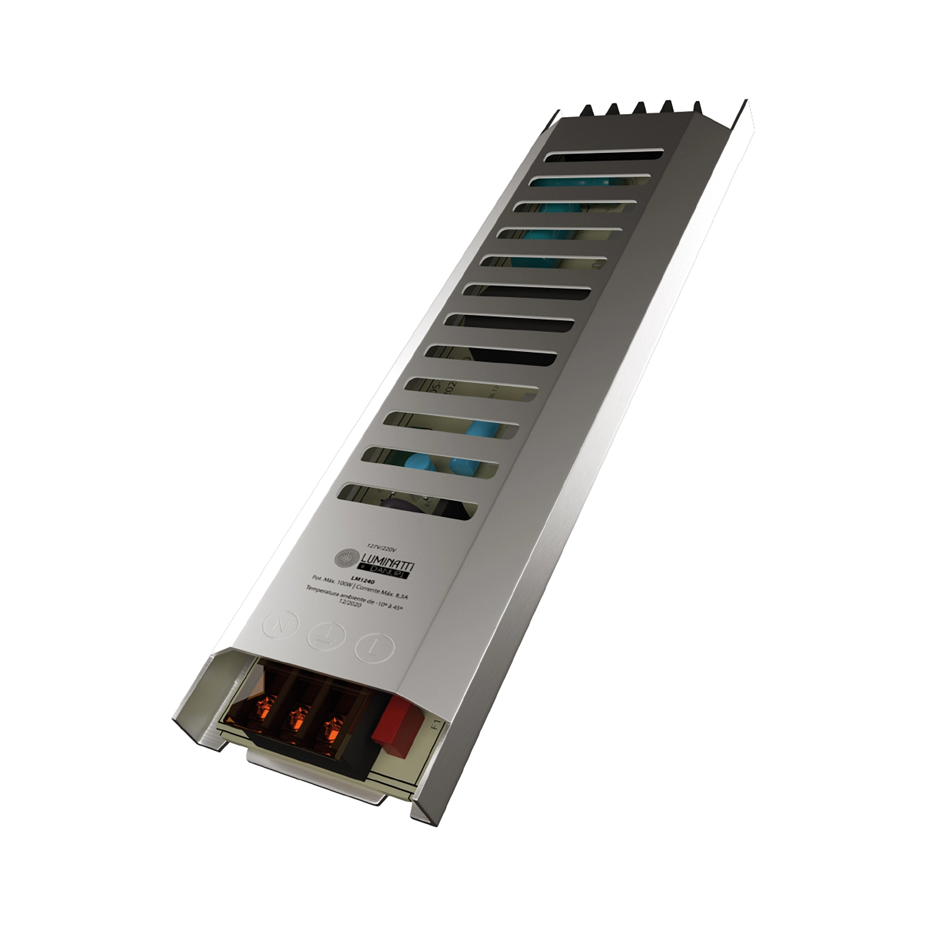 Driver para Fita Led IP20 100W Bivolt Luminatti