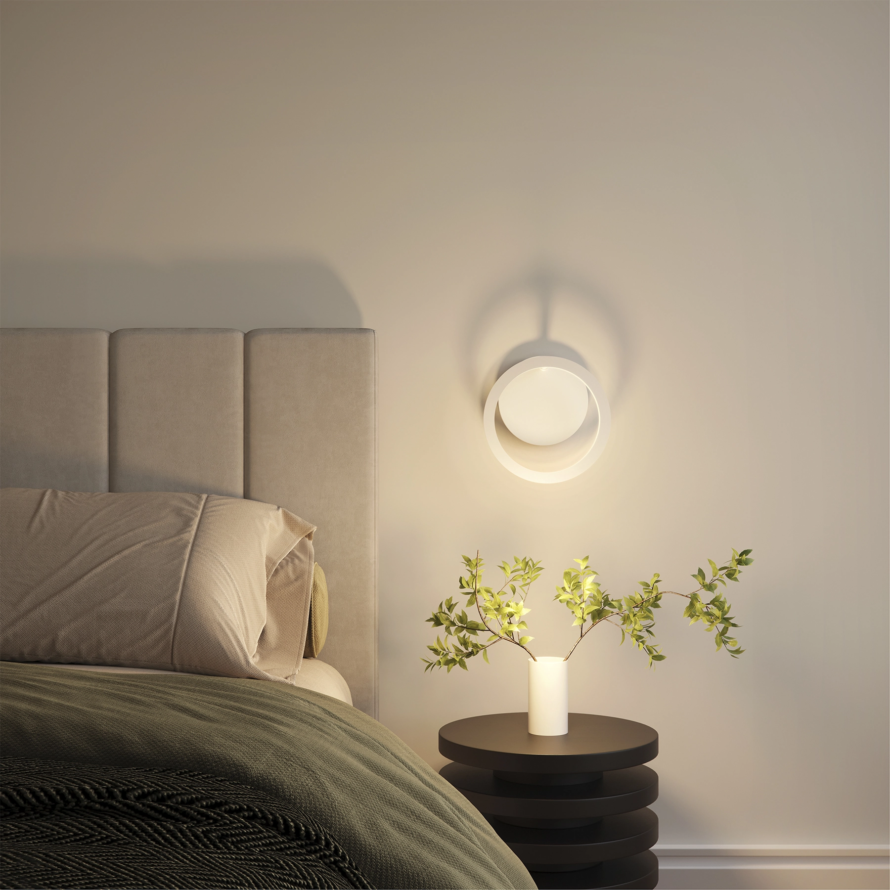 Arandela LED Branca 10W 2700K IP20 Gyrus Hazak
