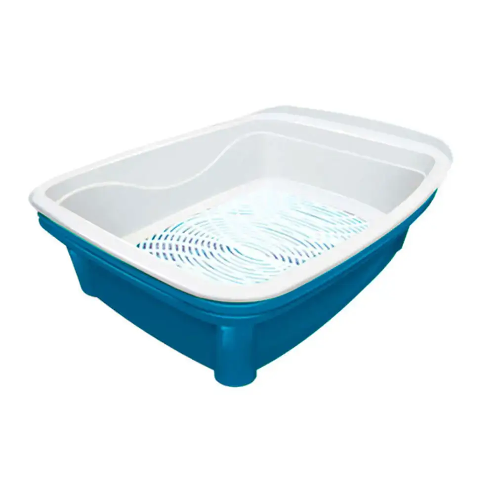 Banheira Classic Plus Furacão Pet Para Gatos Azul