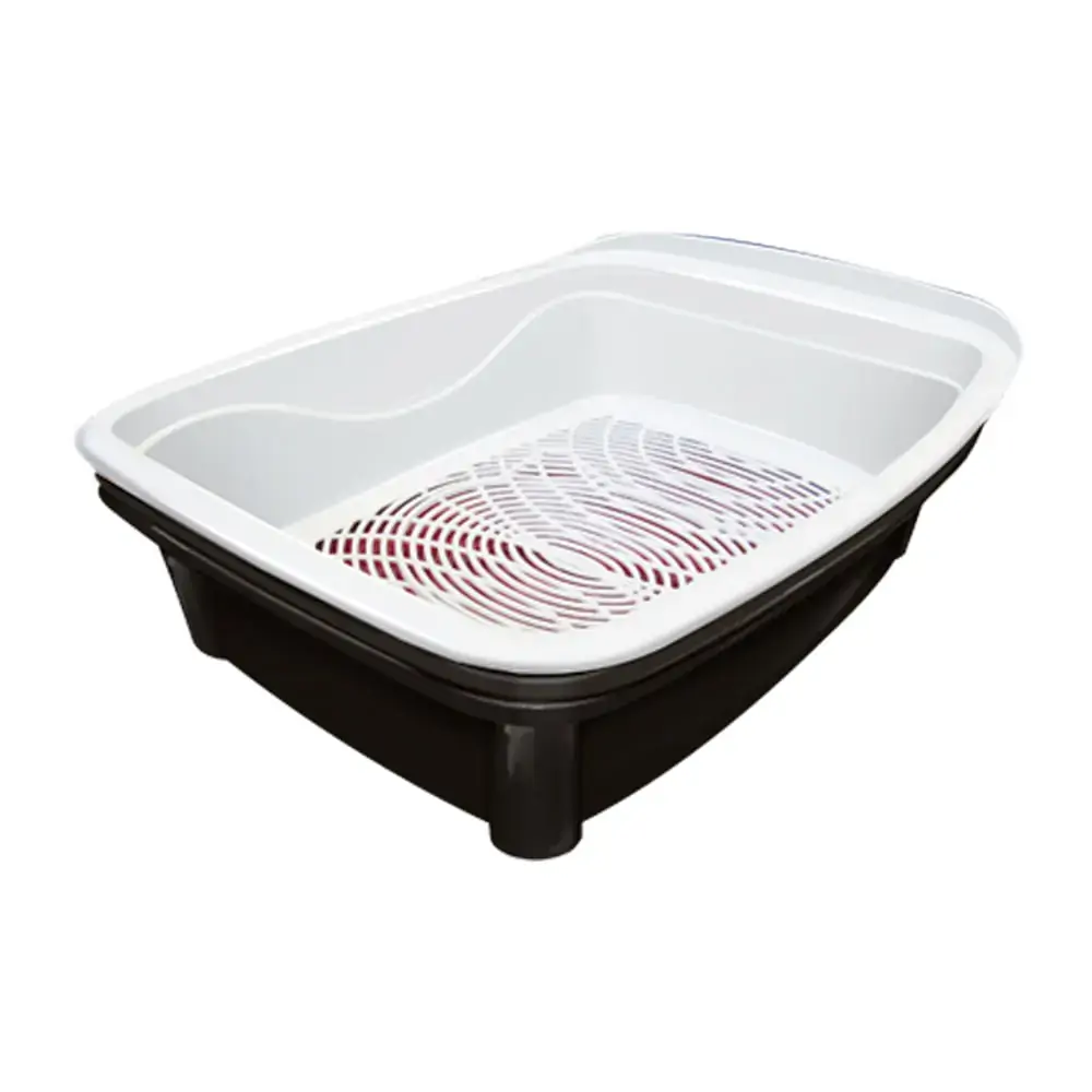 Bandeja Higiênica Gatos Classic Plus Furacão Pet Preto