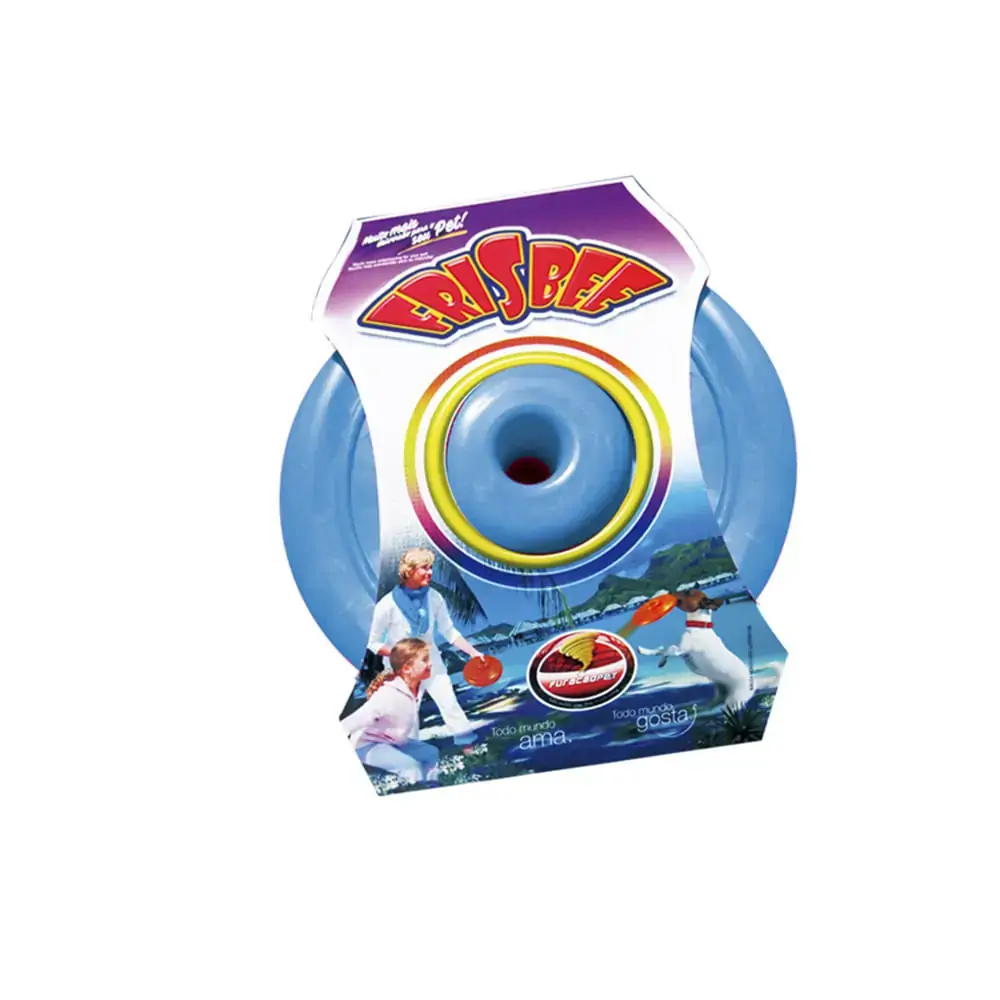 Brinq.frisbee Borracha Azul Furacao