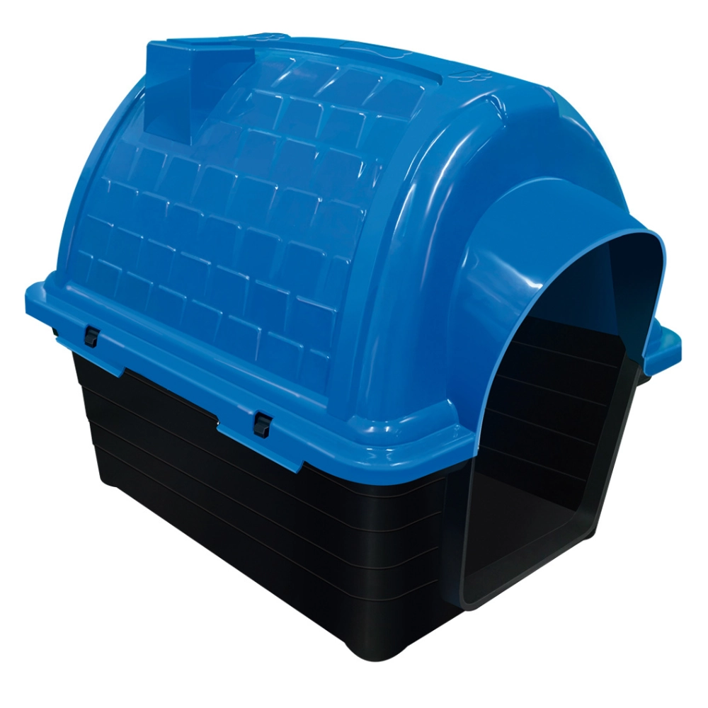 Casinha Plástico  Iglu N1,0 Racas Pequenas - Azul - Furacão Pet