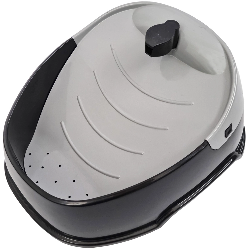 Bebedouro Fonte Pop Para Cães E Gatos Cor Cinza Furacão Pet Bivolt