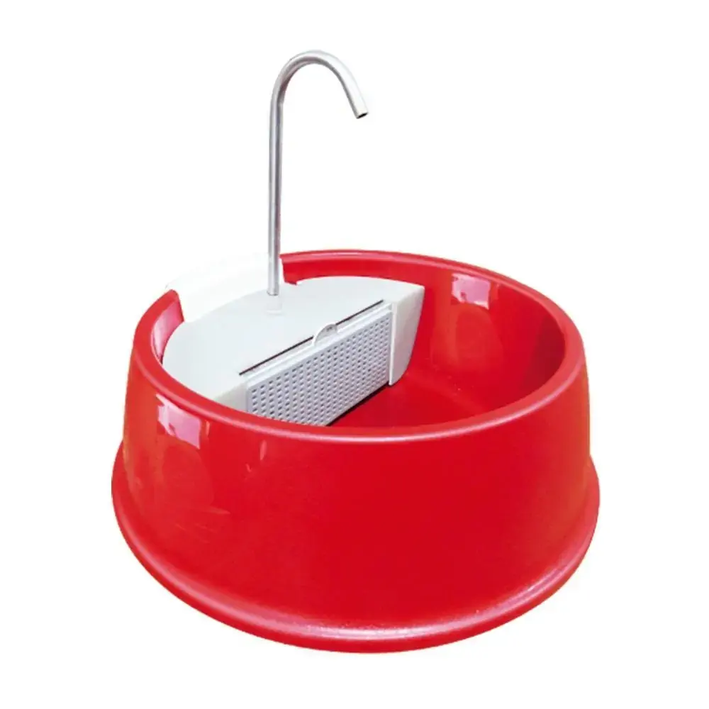 Fonte Bebedouro Joy Cães e Gatos 1,5 Litros 220V - Vermelho