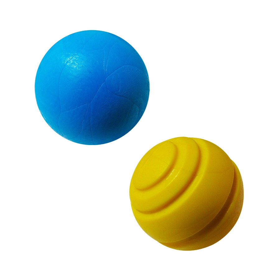 Bola Maciça Colorida Para Cães Miniatura 35 Mm 2 Unidades