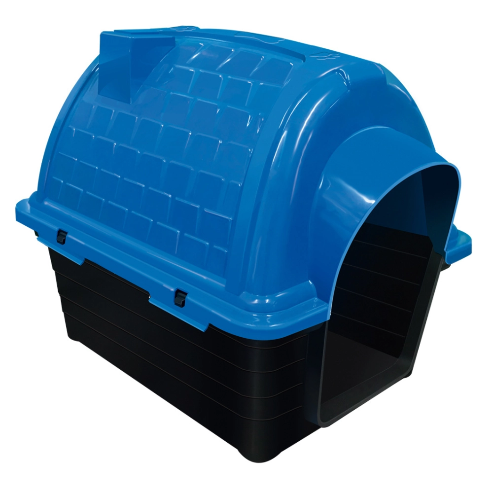 Casinha Plast. N5 Azul Furacao Pet