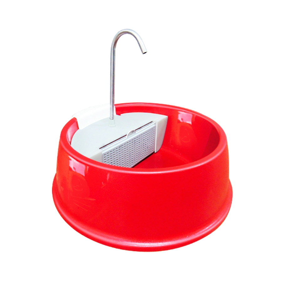 Fonte Furacão Pet Joy Bivolt Para Cães E Gatos Vermelho