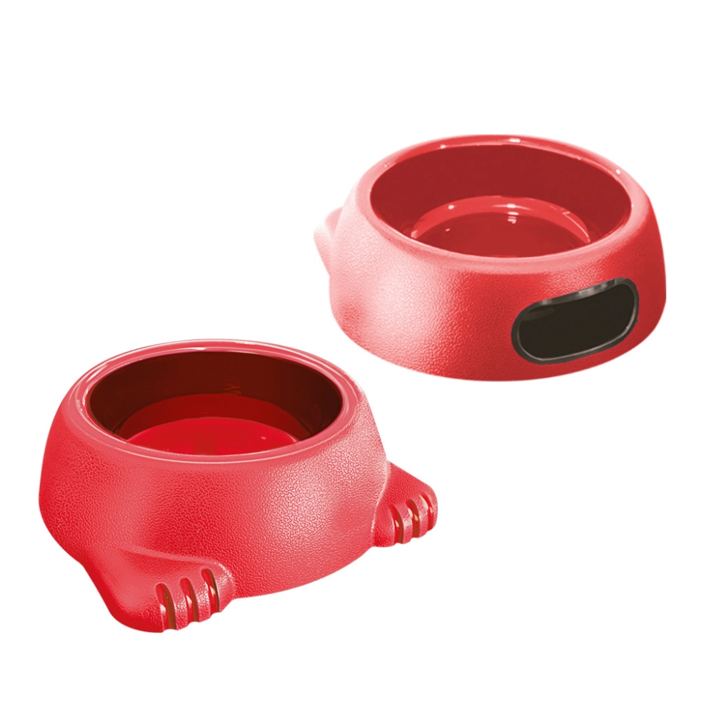 Comedouro Furacão Pet Glamour Vermelho Para Cães N 2 Embalagem 500ml