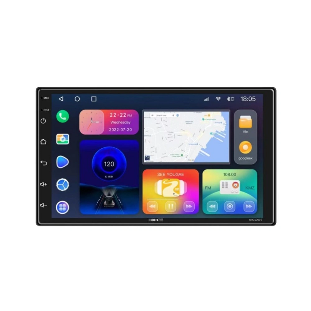 Reprodutor de Vídeo Multimidia 7 2Din Bluetooth/Usb/Auxiliar/Fm - KX3/GALTEC KRC4000E