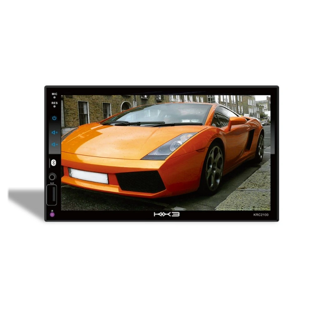 Reprodutor de Vídeo Multimidia 7 Polegadas 2 Din Bluetooth/Usb/Auxiliar/Fm - KX3/GALTEC KRC2100S