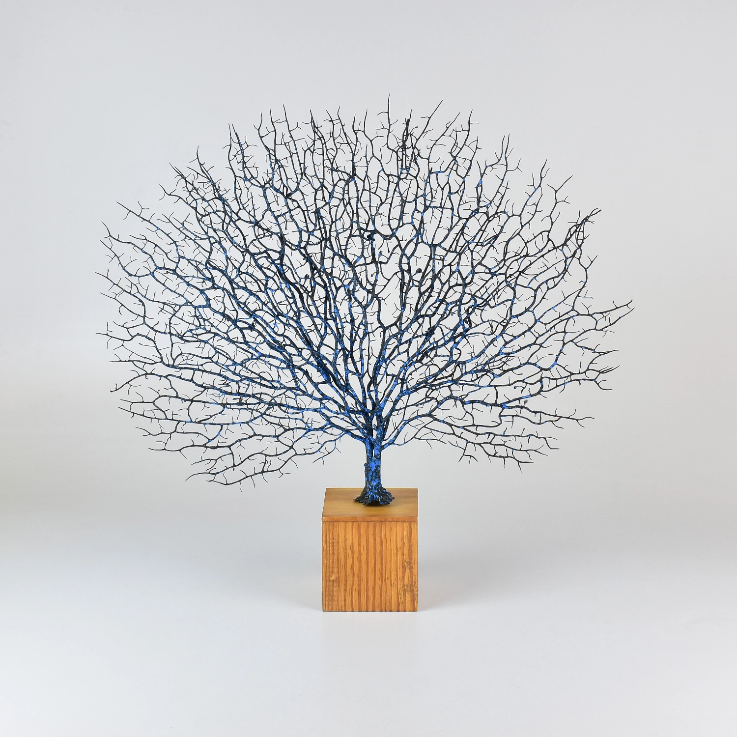 Coral Artificial Azul Suporte Yg 82 C The Home