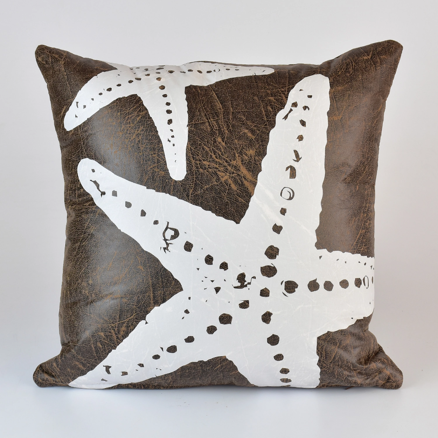 Capa Almofada Estrela Marrom Ap 40 B The Home