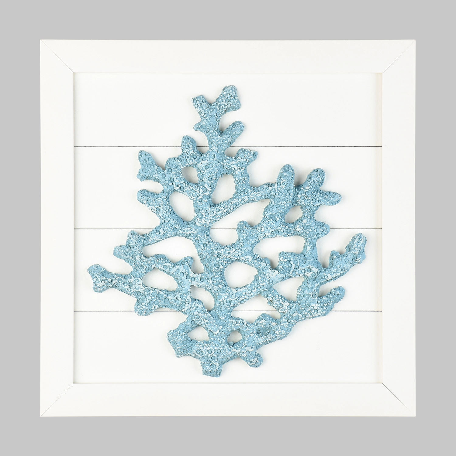 Quadro Coral Azul Xf 45 The Home