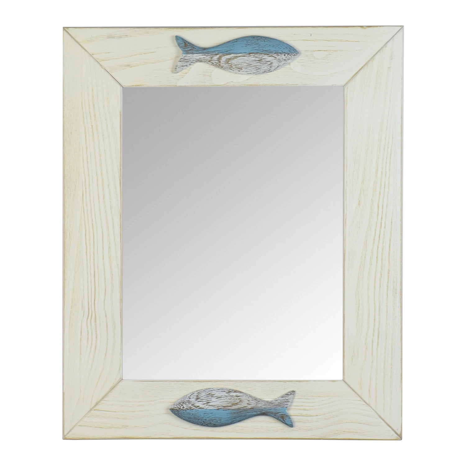 Espelho Nautico Peixes Rusticos Xg 44 The Home