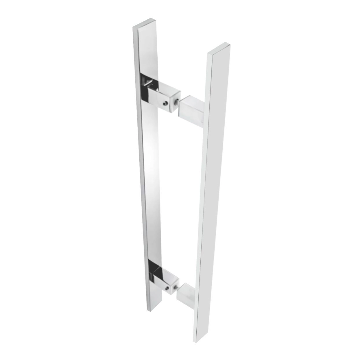 Puxador de Porta Aço Inox Polido Alto Brilho 80cm Perseu